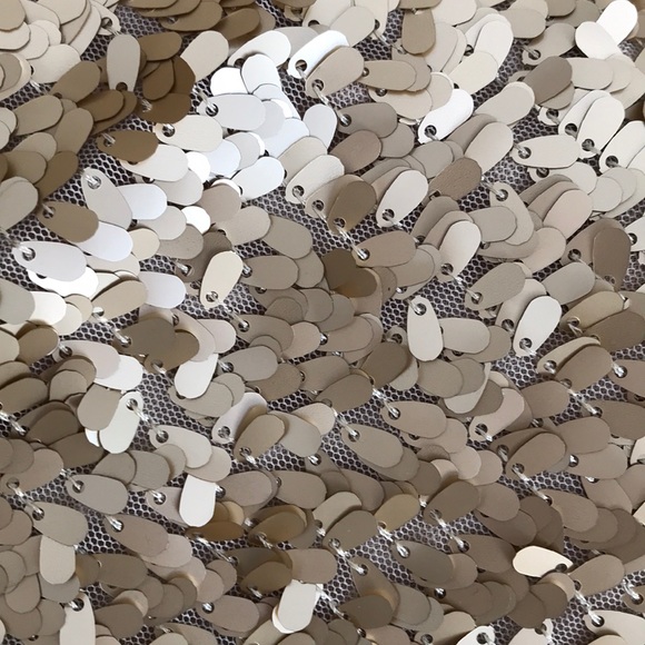 Gold sequin cocktail dress - Picture 2 of 3